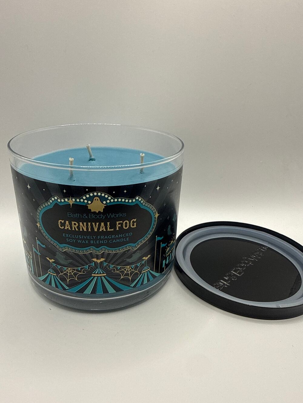 NEW Bath & Body Works Carnival Fog - Three Wick Candle